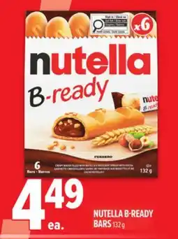 Metro NUTELLA B-READY BARS offer