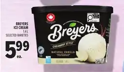 Metro BREYERS ICE CREAM offer