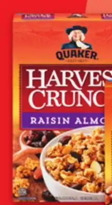 Metro QUAKER GRANOLA CEREAL offer