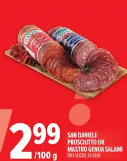 Metro SAN DANIELE PROSCIUTTO OR MASTRO GENOA SALAMI offer