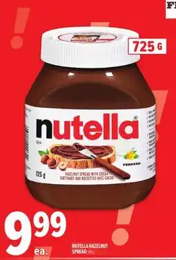 Metro NUTELLA HAZELNUT SPREAD offer