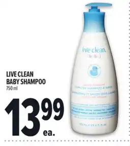 Metro LIVE CLEAN BABY SHAMPOO offer