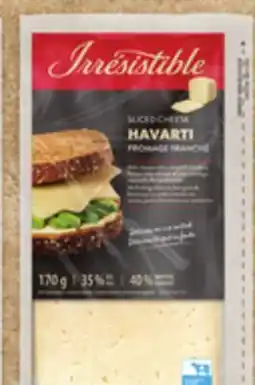Metro IRRESISTIBLES SLICED CHEESE offer