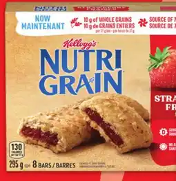 Metro NUTRIGRAIN CEREAL BARS 295 G RICE KRISPIES SQUARES 176 G OR POP-TARTS 384 G offer