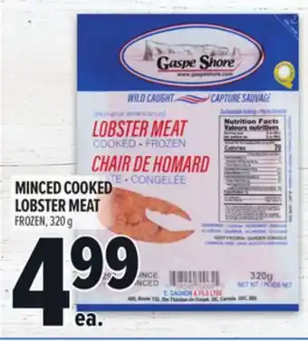 Metro MINCED COOKED LOBSTER MEAT offer