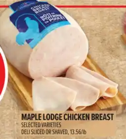 Metro MAPLE LODGE CHICKEN BREAST offer