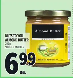 Metro NUTS TO YOU ALMOND BUTTER offer