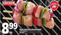 Metro FRESH STORE MADE CHICKEN KABOBS offer