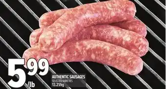 Metro AUTHENTIC SAUSAGES offer