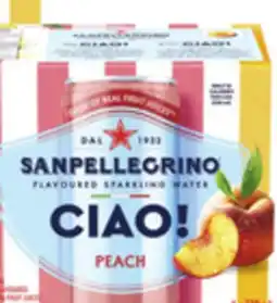 Metro SAN PELLEGRINO CIAO! SPARKLING WATER offer