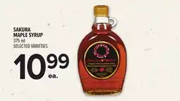Metro SAKURA MAPLE SYRUP offer