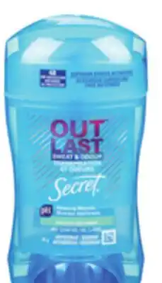 Metro SECRET DEODORANT offer
