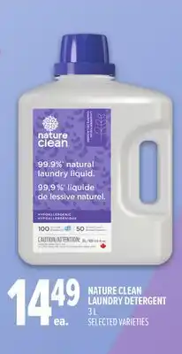 Metro NATURE CLEAN LAUNDRY DETERGENT offer