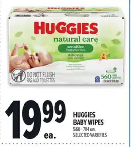 Metro HUGGIES BABY WIPES offer