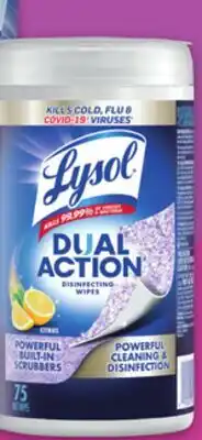 Metro LYSOL DISINFECTING WIPES OR SPRAY offer