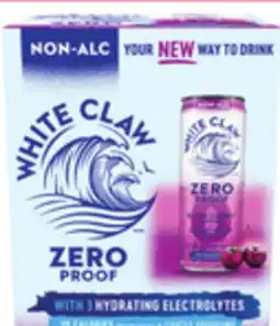 Metro WHITE CLAW ZERO NON-ALCOHOLIC BEVERAGE offer
