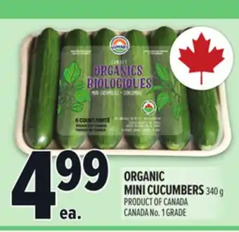 Metro ORGANIC MINI CUCUMBERS offer