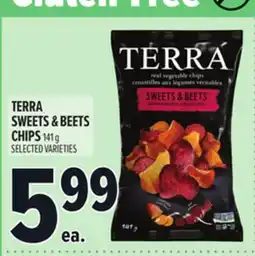 Metro TERRA SWEETS & BEETS CHIPS offer