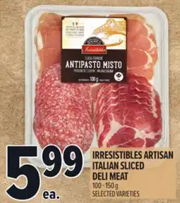 Metro IRRESISTIBLES ARTISAN ITALIAN SLICED DELI MEAT offer