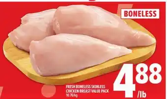 Metro FRESH BONELESS SKINLESS CHICKEN BREAST VALUE PACK offer