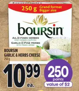 Metro BOURSIN GARLIC & HERBS CHEESE offer