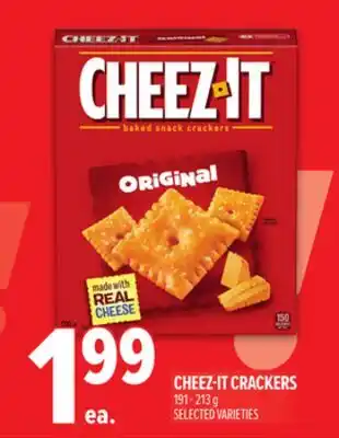 Metro CHEEZ-IT CRACKERS offer