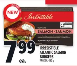 Metro IRRESISTIBLE ATLANTIC SALMON BURGERS offer