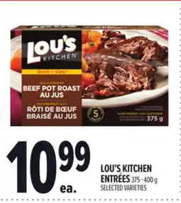 Metro LOU'S KITCHEN ENTRÉES offer