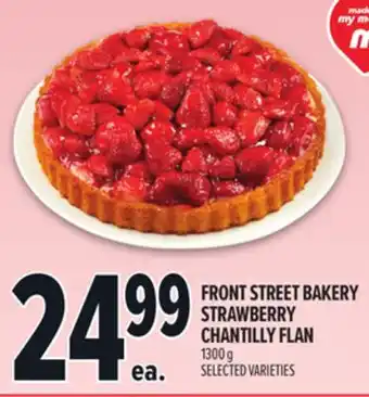 Metro FRONT STREET BAKERY STRAWBERRY CHANTILLY FLAN offer