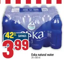 Marché Adonis Eska natural water offer