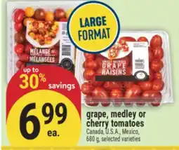 Marché Adonis grape, medley or cherry tomatoes offer