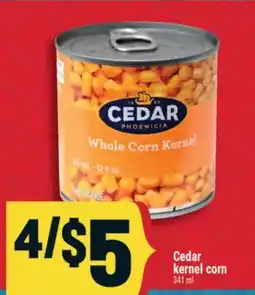 Marché Adonis Cedar kernel corn offer