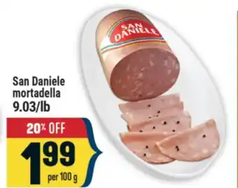 Marché Adonis San Daniele mortadella offer