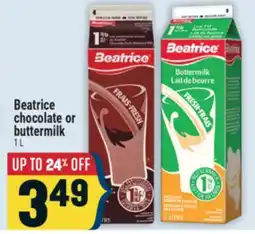 Marché Adonis Beatrice chocolate or buttermilk offer