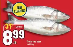 Marché Adonis fresh sea bass offer