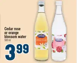 Marché Adonis Cedar rose or orange blossom water offer