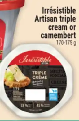 Marché Adonis Irrésistible Artisan triple cream or camembert offer