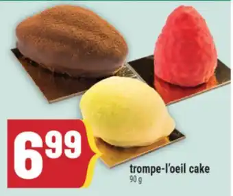 Marché Adonis trompe-l'oeil cake offer