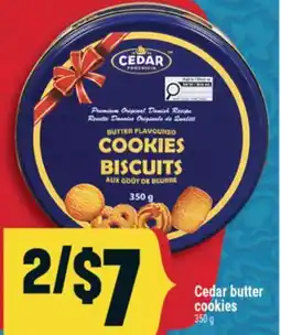 Marché Adonis Cedar butter cookies offer