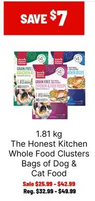 Ren’s Pets Depot The Honest Kitchen Whole Food Clusters Bags of Dog & Cat Food offer
