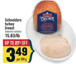 Marché Adonis Schneiders turkey breast offer