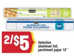 Marché Adonis Selection aluminum foil, parchment paper 10`` offer