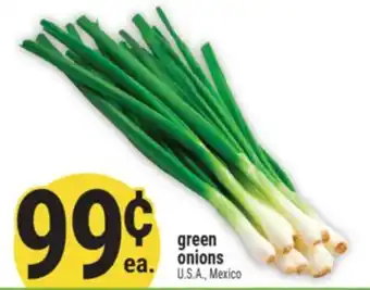 Marché Adonis green onions offer