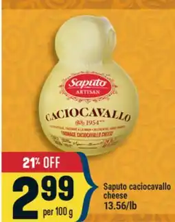 Marché Adonis Saputo caciocavallo cheese offer