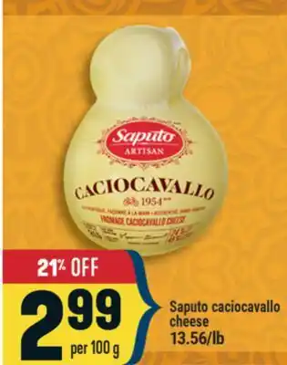 Marché Adonis Saputo caciocavallo cheese offer