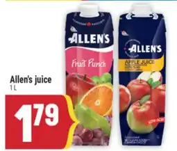Marché Adonis Allen's juice offer