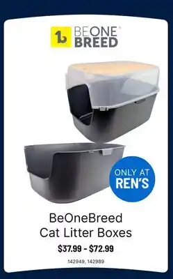 Ren’s Pets Depot BeOneBreed Cat Litter Boxes offer