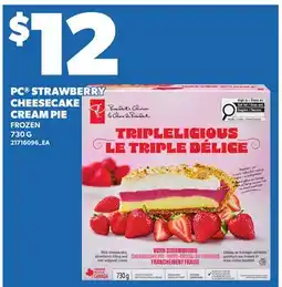 Independent Grocer PC STRAWBERRY CHEESECAKE CREAM PIE offer