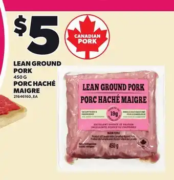 Independent Grocer LEAN GROUND PORK offer