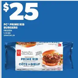 Independent Grocer PC PRIME RIB BURGERS offer